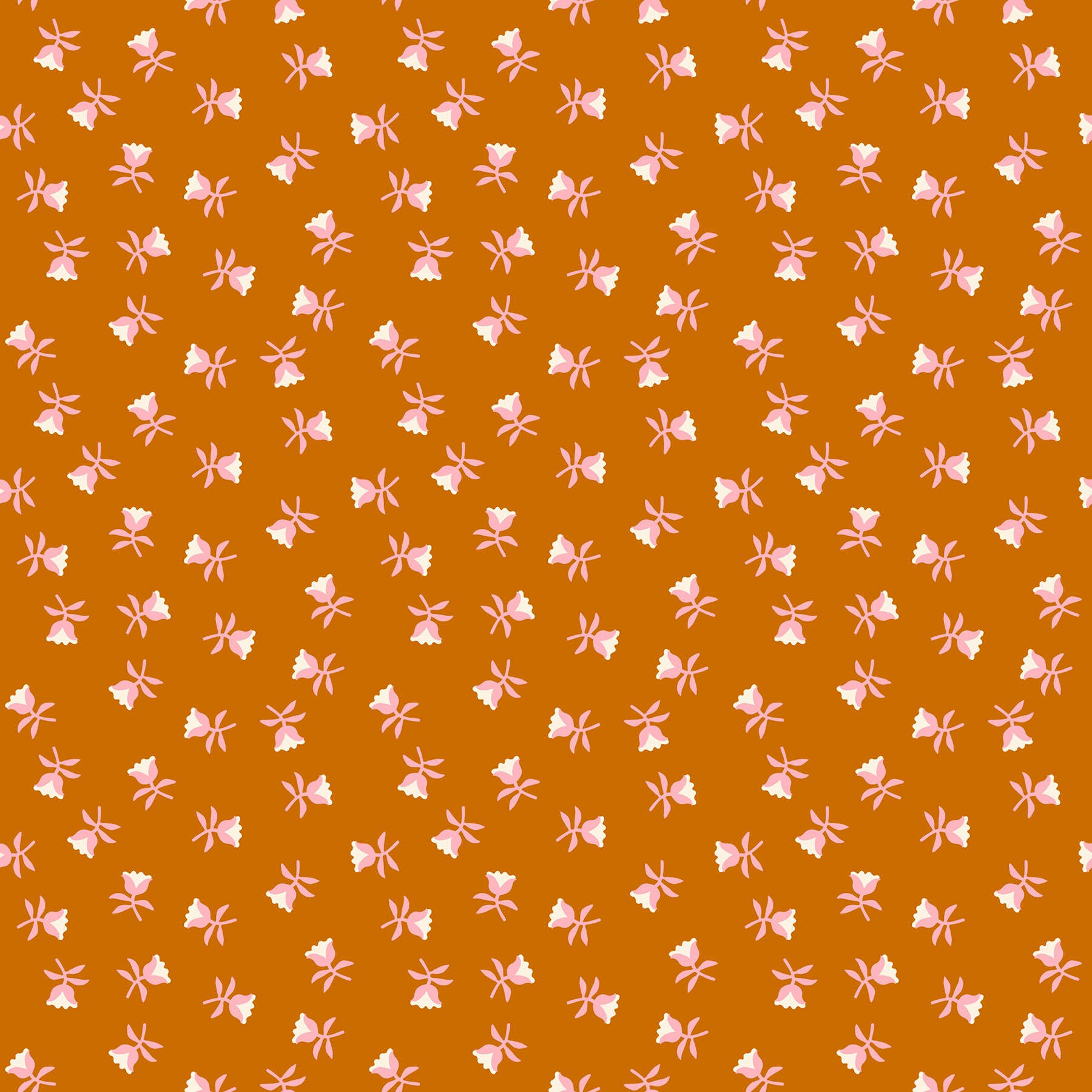 PREORDER Ruby Star Society Mystic Fable - Sweetflower Florals Retro Vintage in Cinnamon