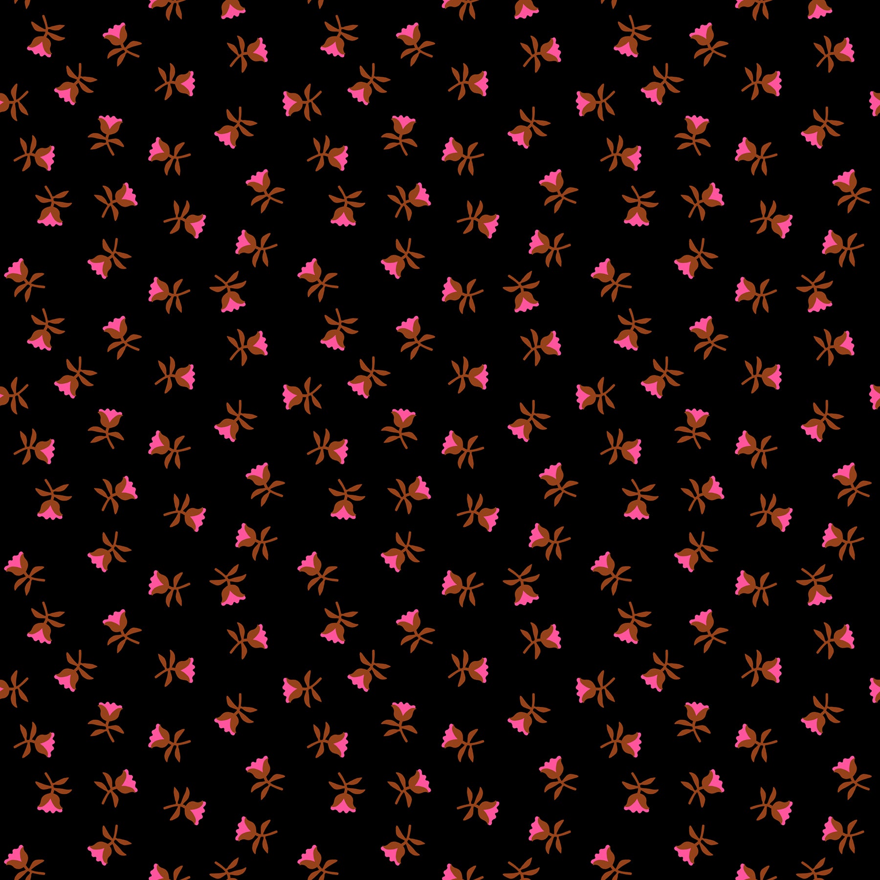PREORDER Ruby Star Society Mystic Fable - Sweetflower Florals Retro Vintage in Soft Black