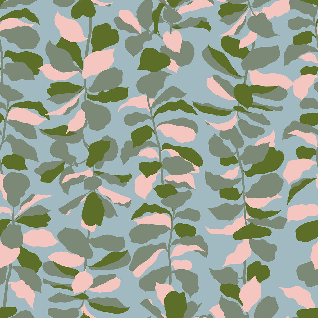 PREORDER Calathea Fiddle Leaf Novelty Floral Soft Blue