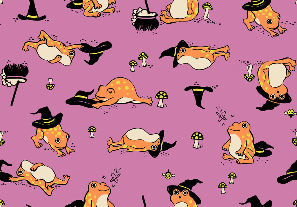 Freaky Familiars Frogmiliars in Heliotrope | Ruby Star Society Collaboration