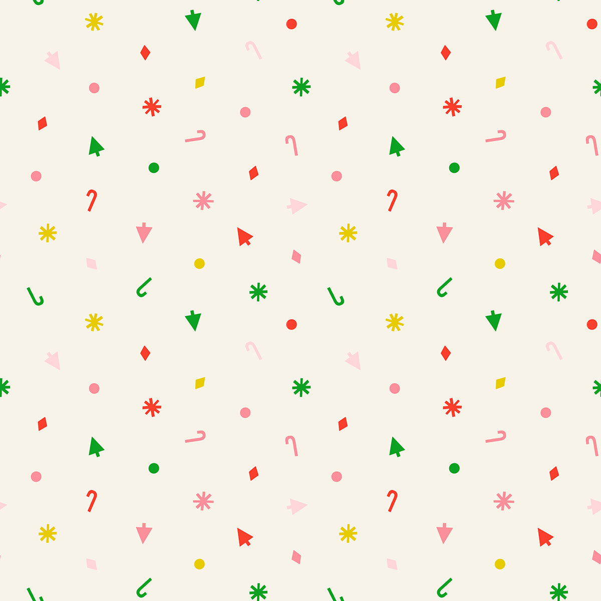 Merry Happy Christmas Confetti in Natural| Ruby Star Society