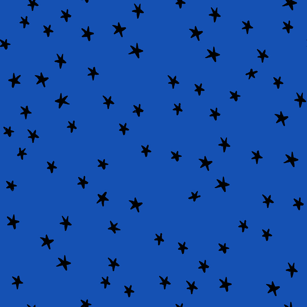 Starry in Blue Ribbon- Ruby Star Society Fabric by Alexia Abegg