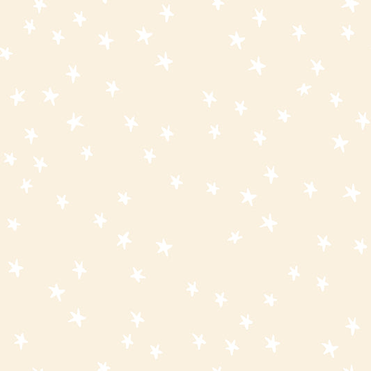 Starry in White on Natural - Ruby Star Society Fabric by Alexia Abegg