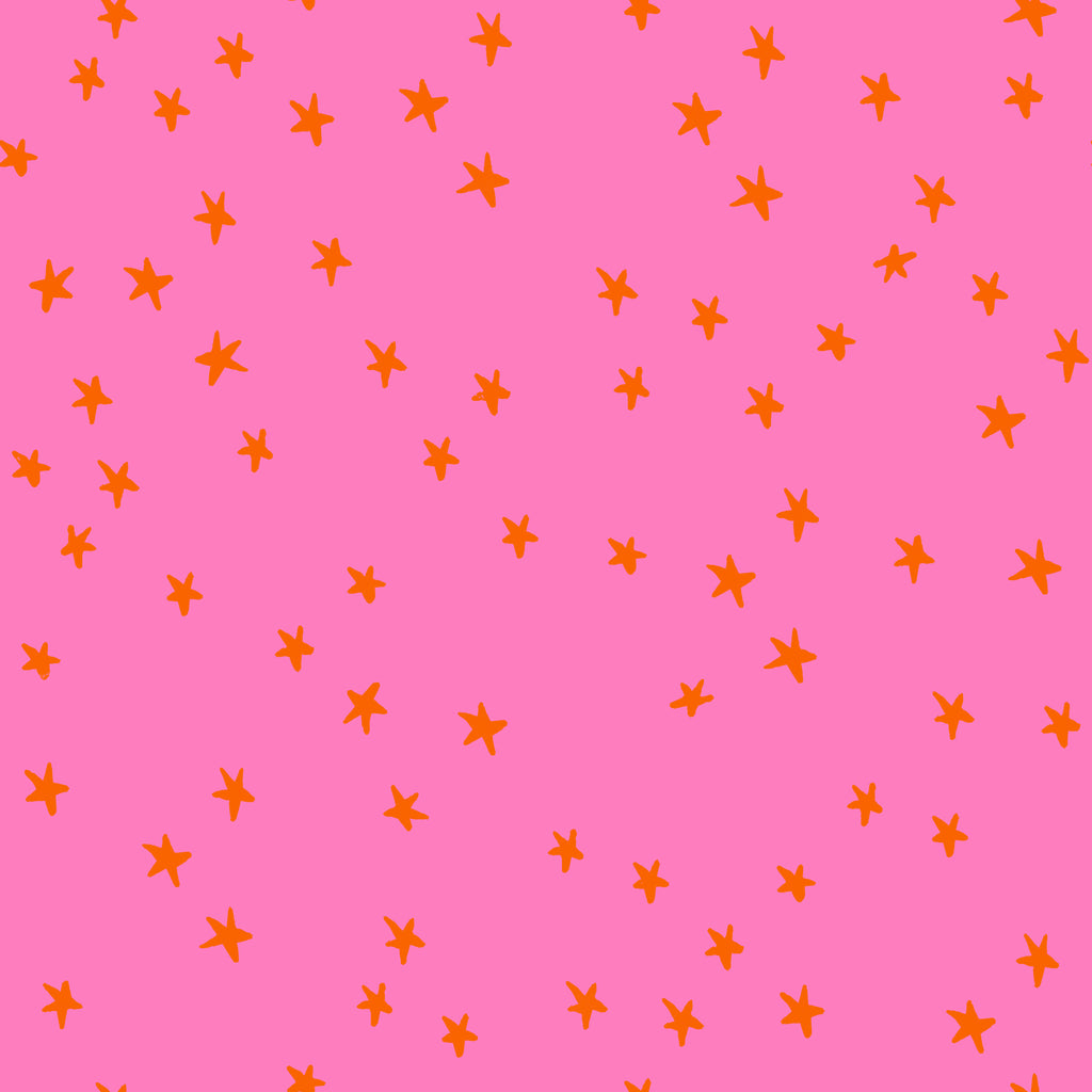 Starry in Vivid Pink- Ruby Star Society Fabric by Alexia Abegg
