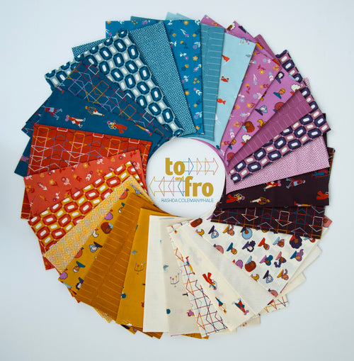 4Yd To & From Arrows in Eggplant - Ruby Star Society