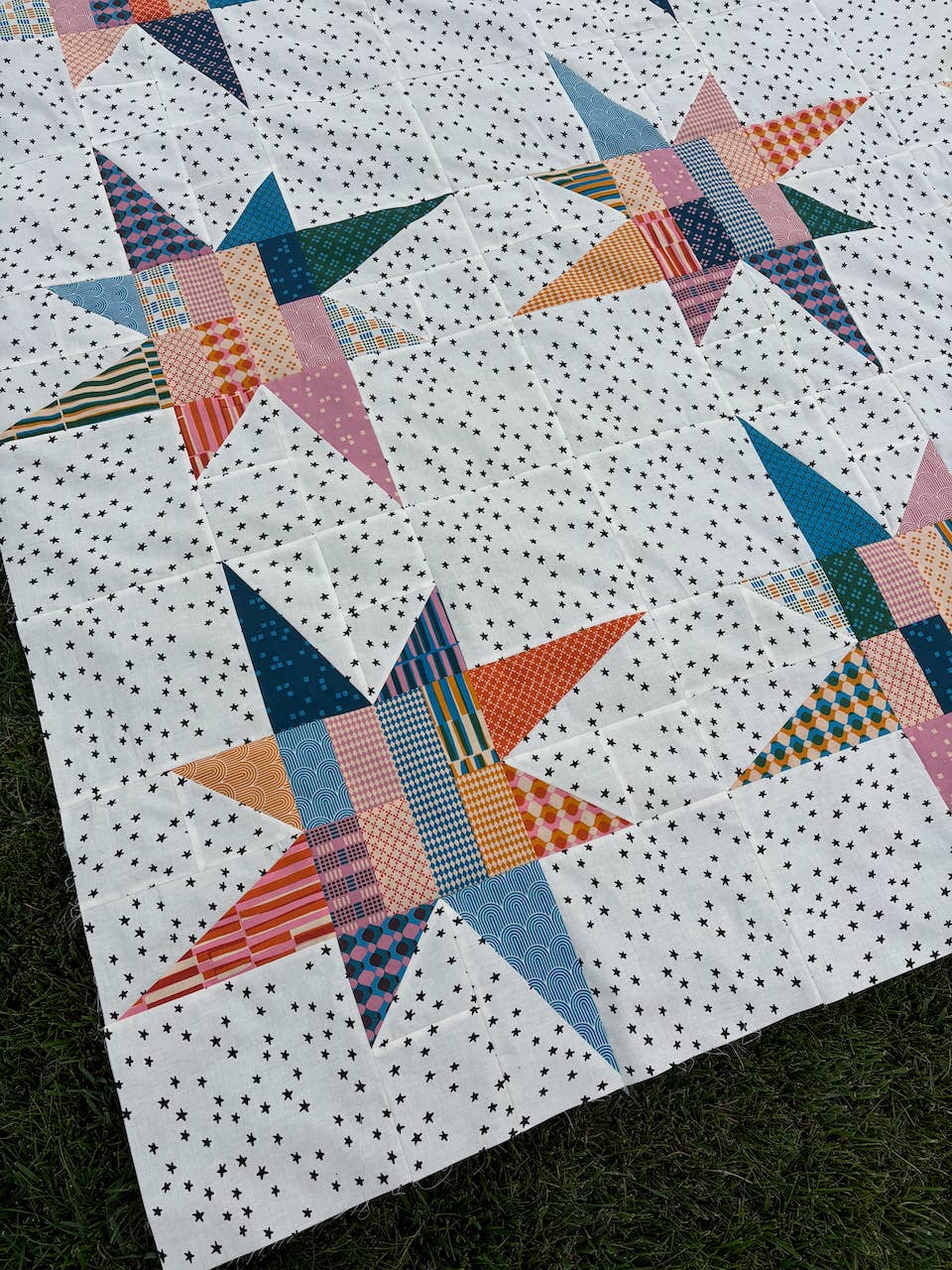 *NEW PATTERN* Family Stars Quilt Pattern - Printed
