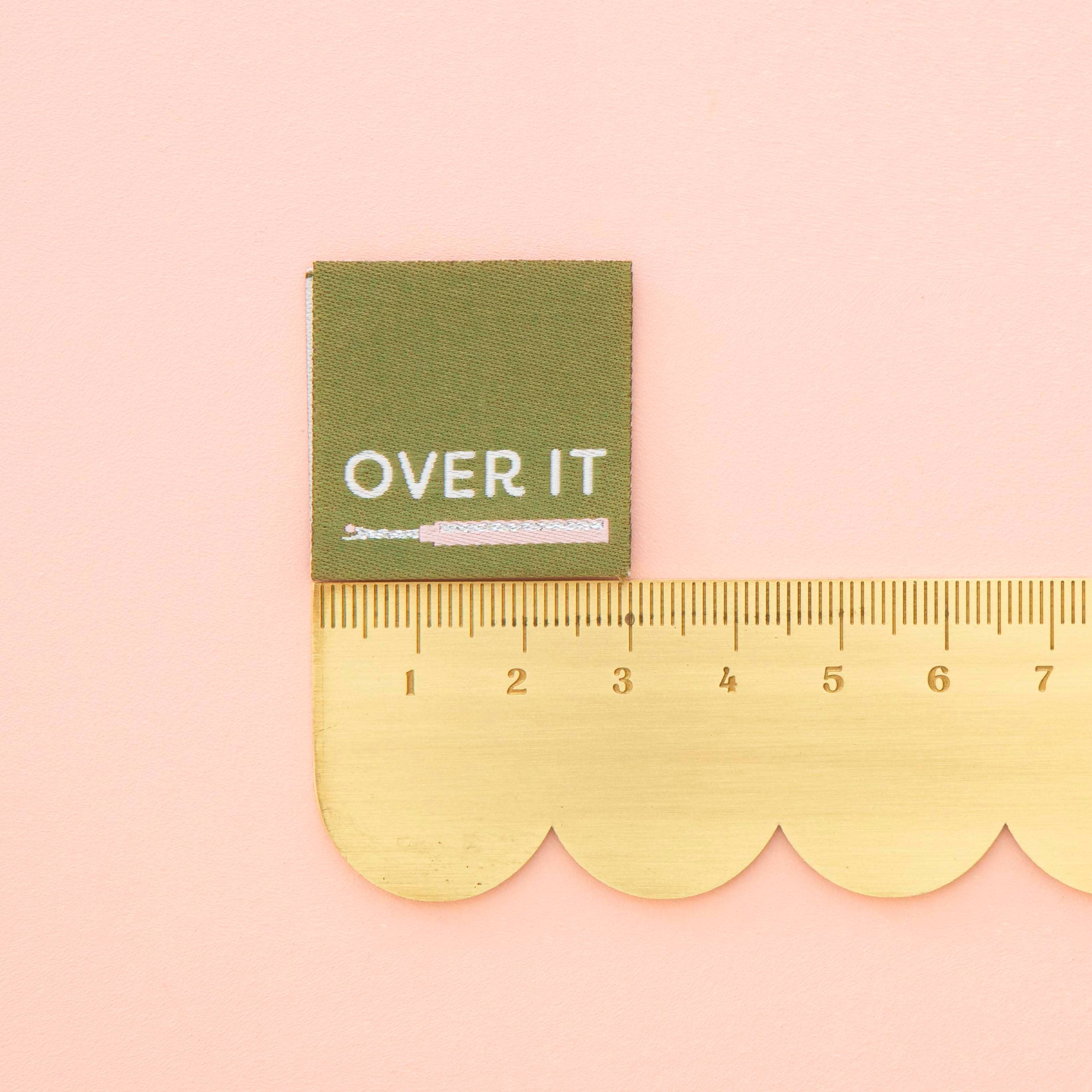 Over It Seam Ripper Woven Labels by Sarah Hearts - Pack of 8
