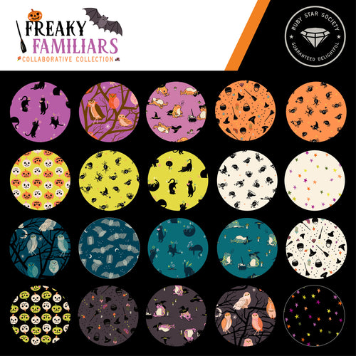 *NEW - Freaky Familiars by Ruby Star Society Layer Cake