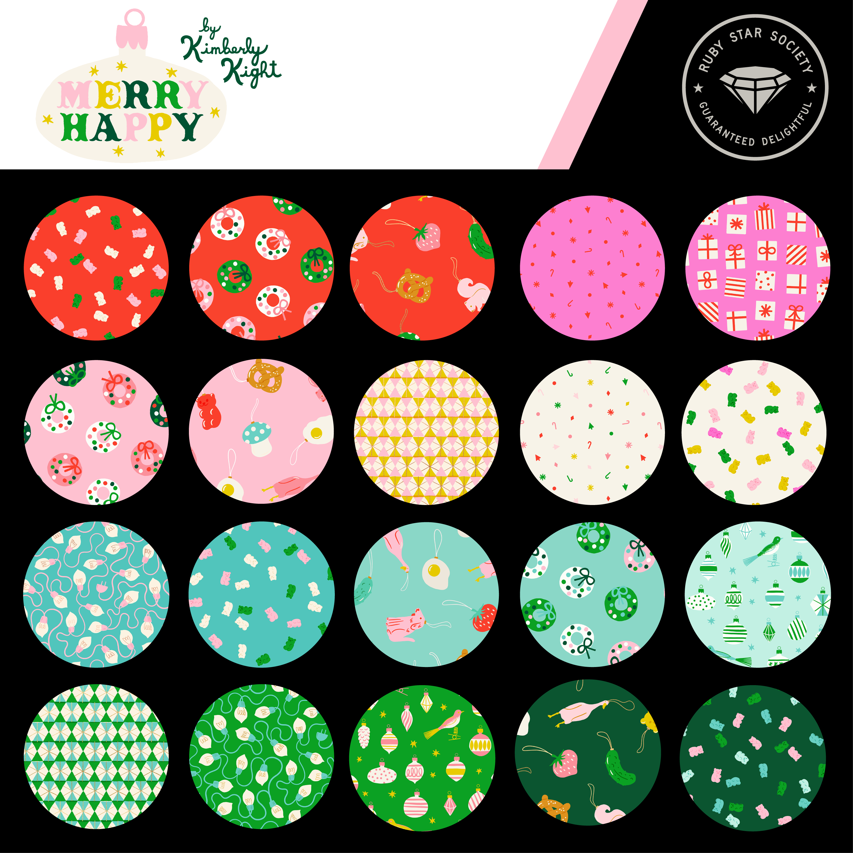 Merry Happy Layer Cake | Ruby Star Society