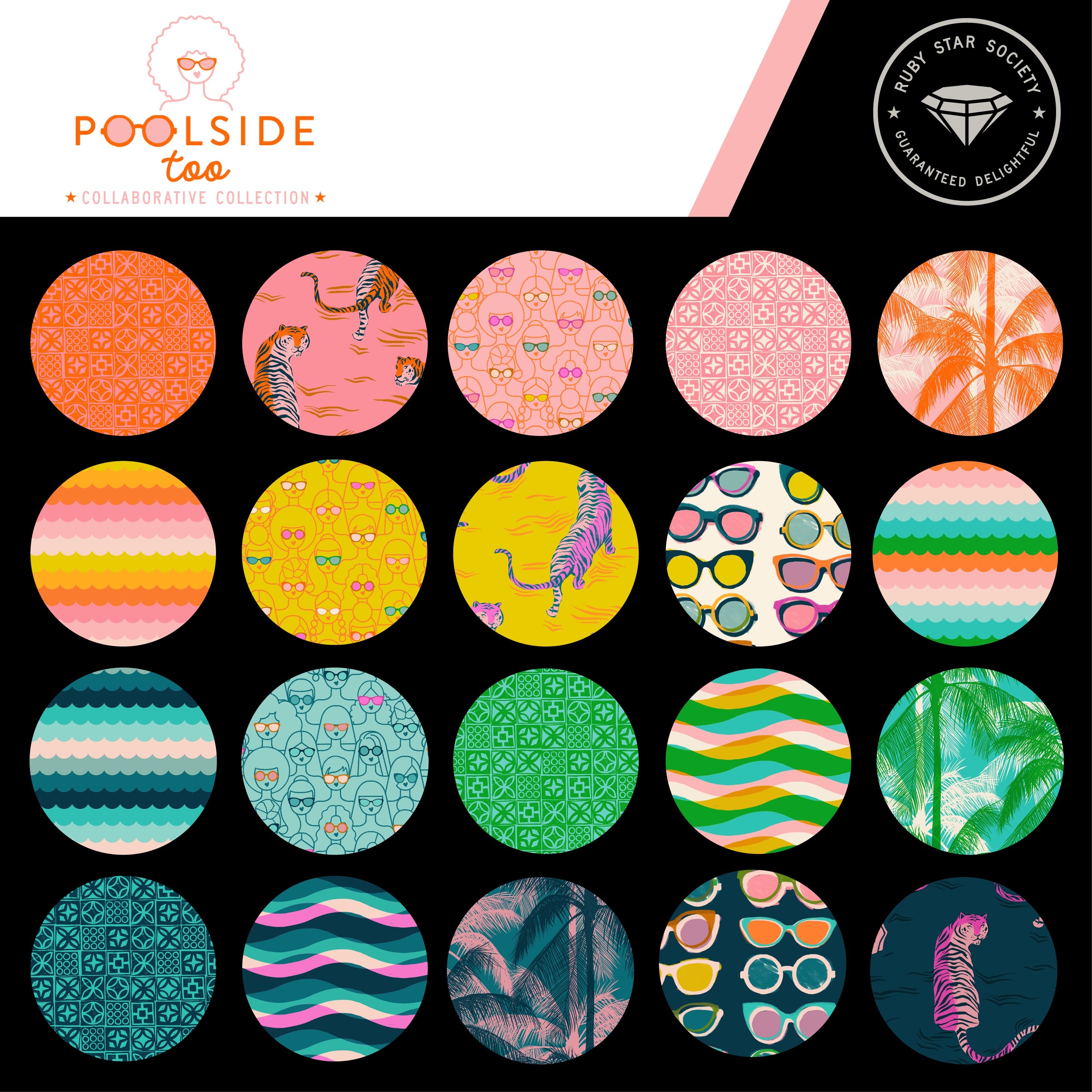 Poolside Too Waves in Peacock| Ruby Star Society