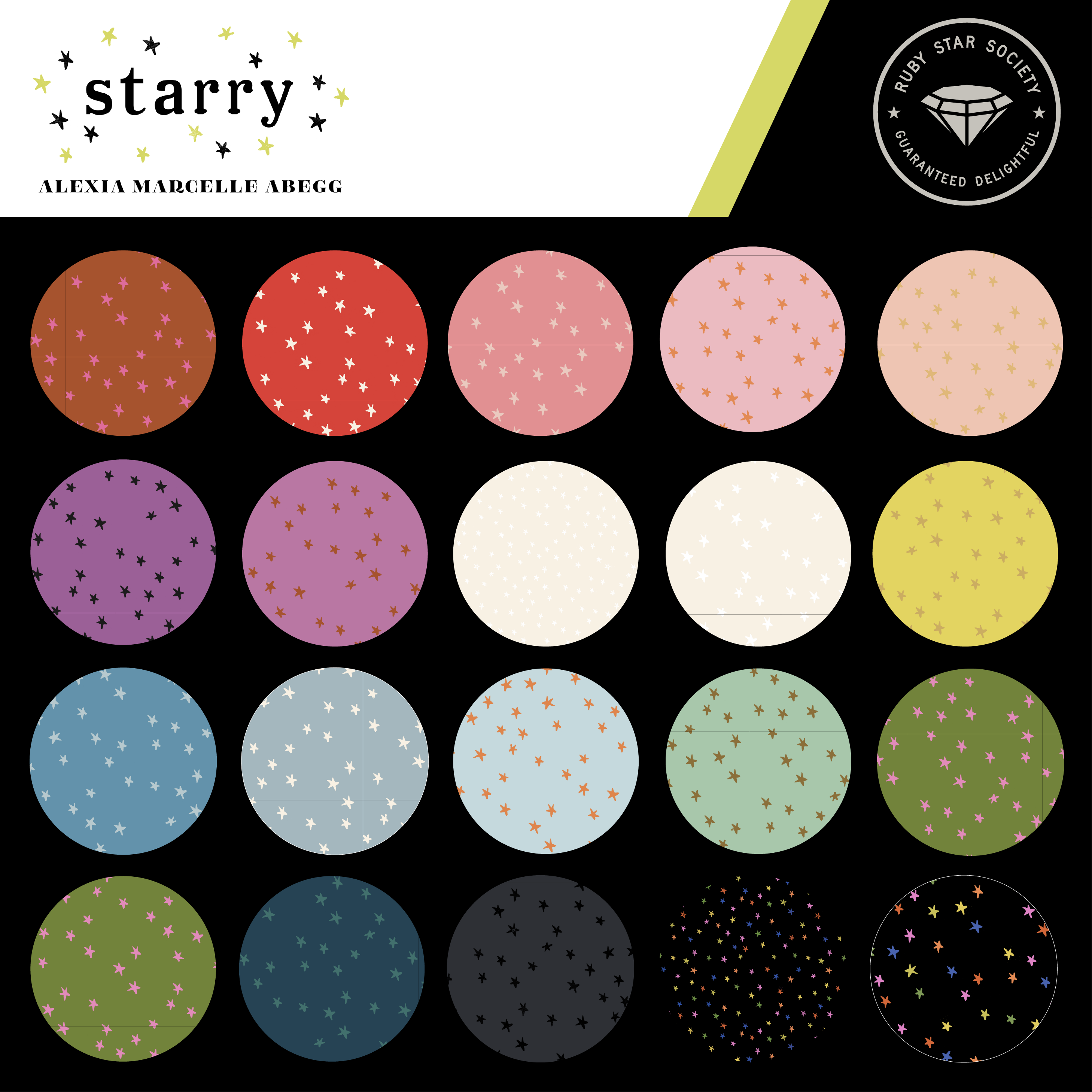 Starry New Jelly Roll - Ruby Star Society by Alexia Abegg