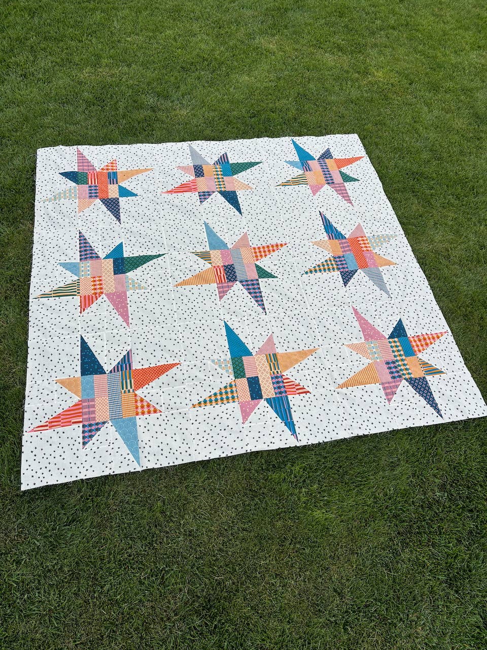*NEW PATTERN* Family Stars Quilt Pattern - Printed