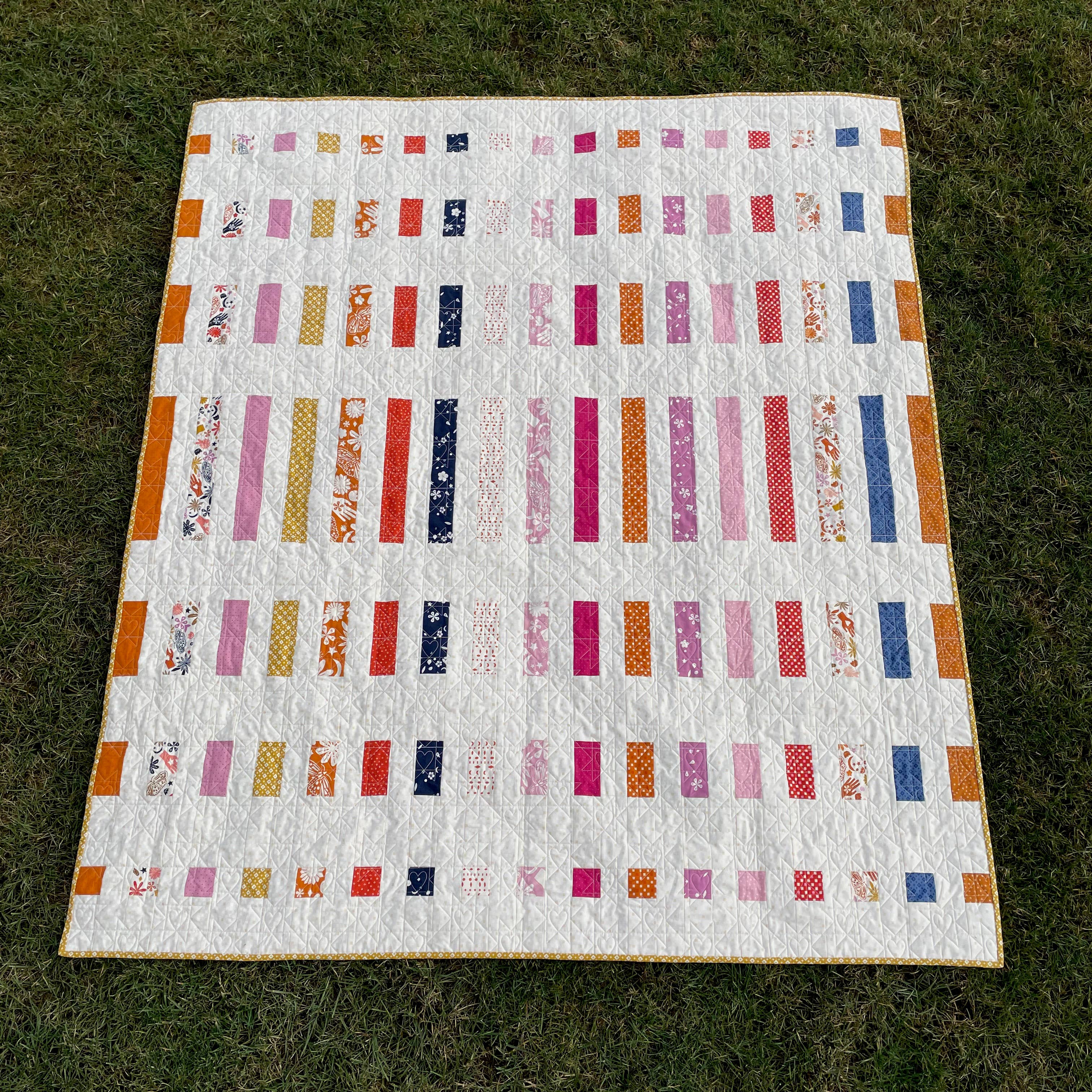 Radiant Beams Quilt Pattern - Printed