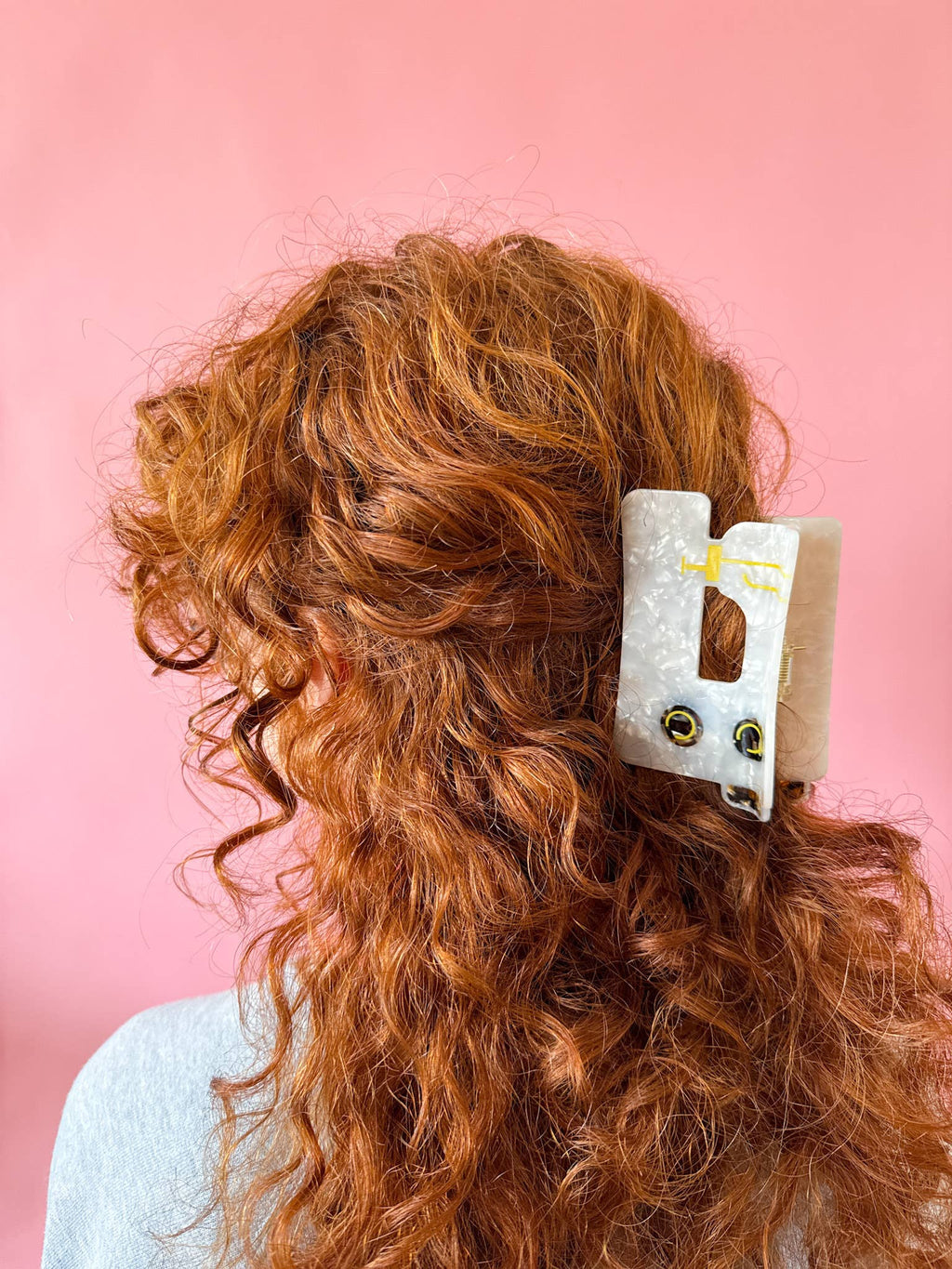 Sewing Machine Hair Claw Clip - Sarah Hearts