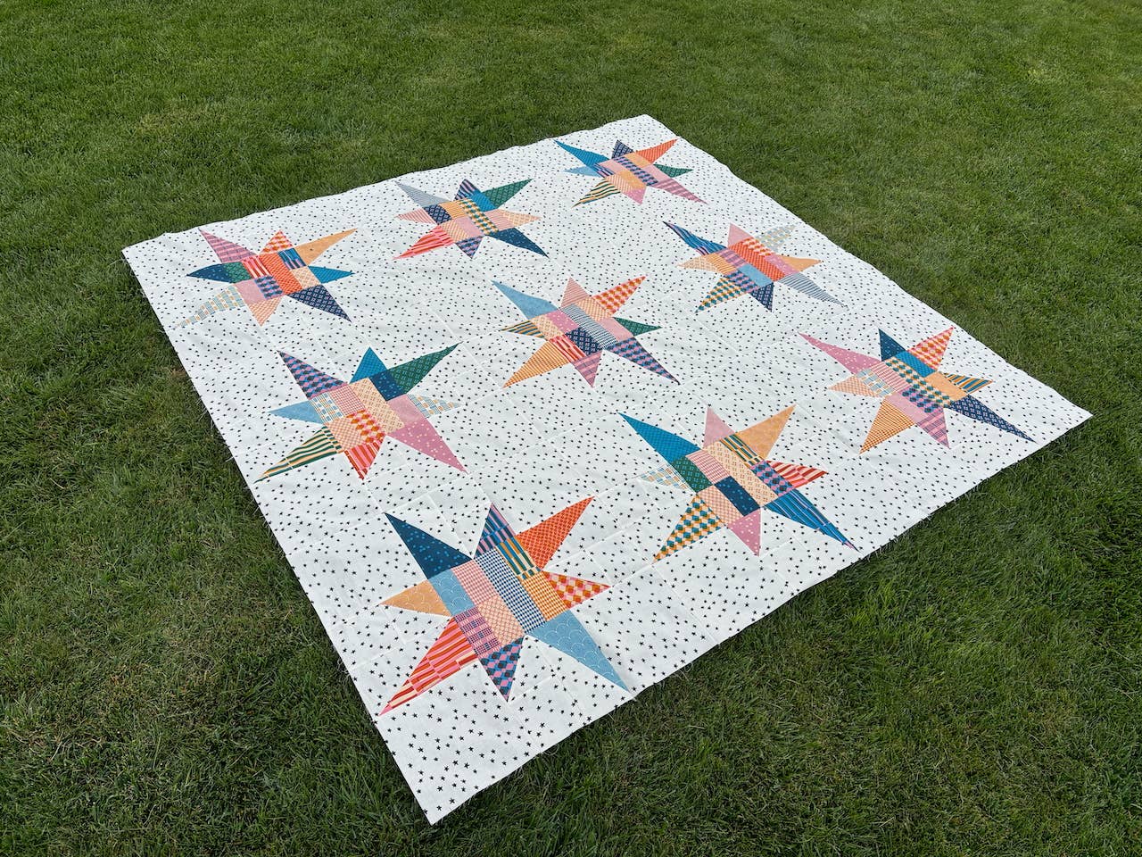 *NEW PATTERN* Family Stars Quilt Pattern - Printed