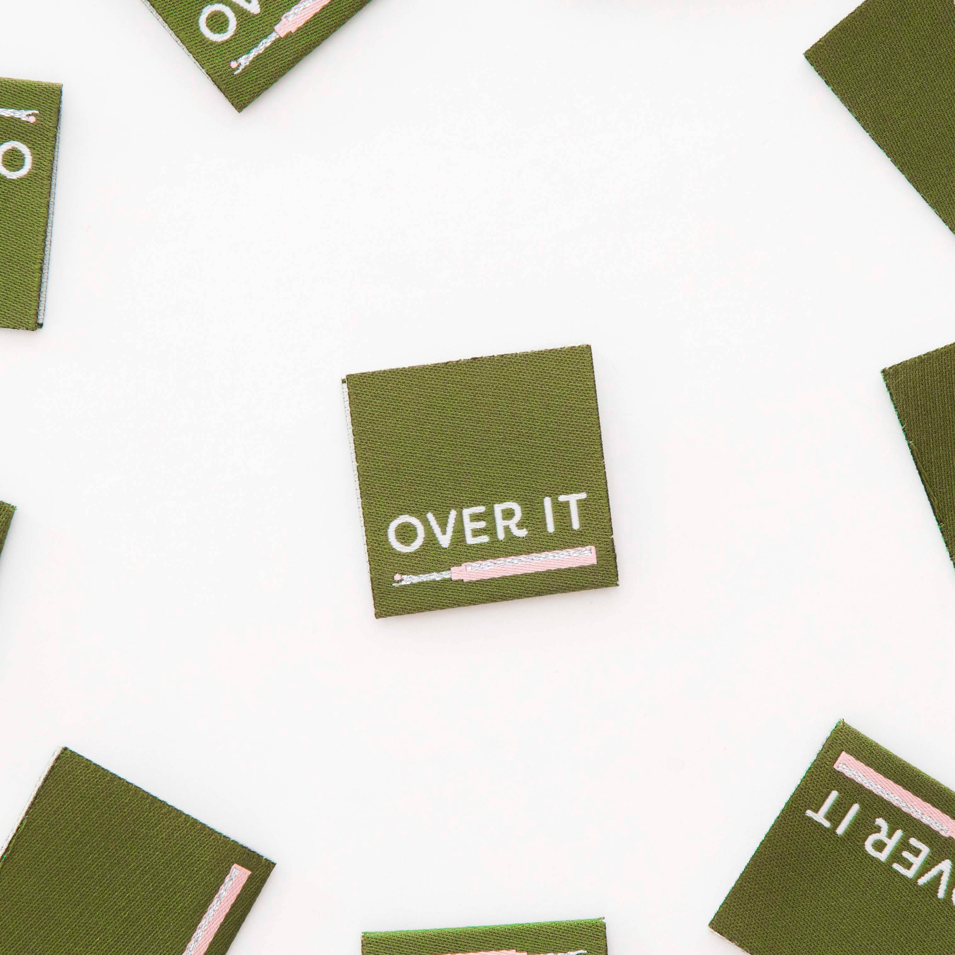 Over It Seam Ripper Woven Labels by Sarah Hearts - Pack of 8