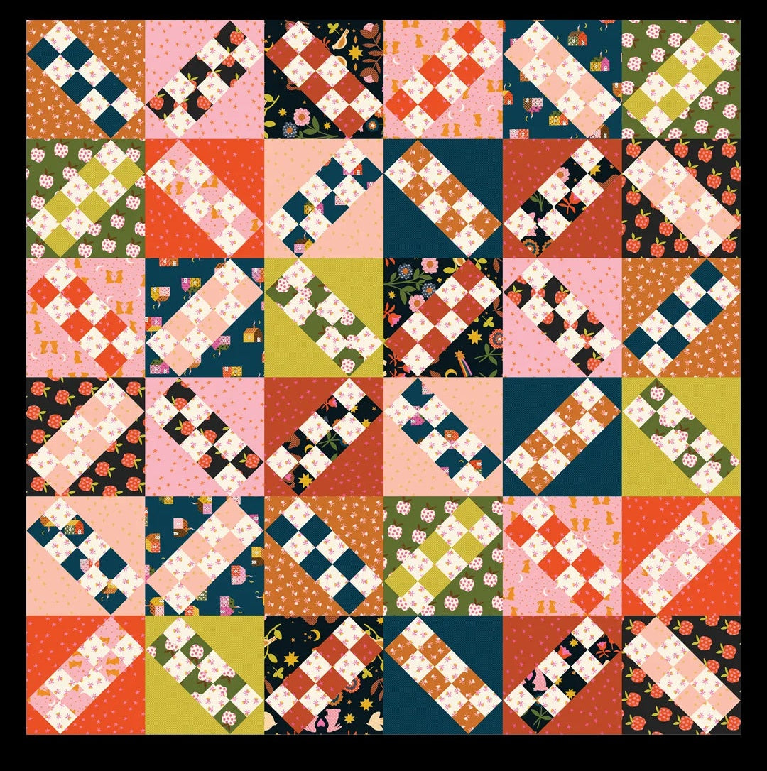 Mystic Fable Five and Dime Quilt Kit - Throw Size