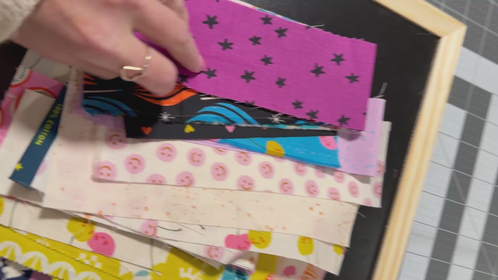Ruby Star Society Scrap Small Bits- 8.7oz Assorted Designer Fabric
