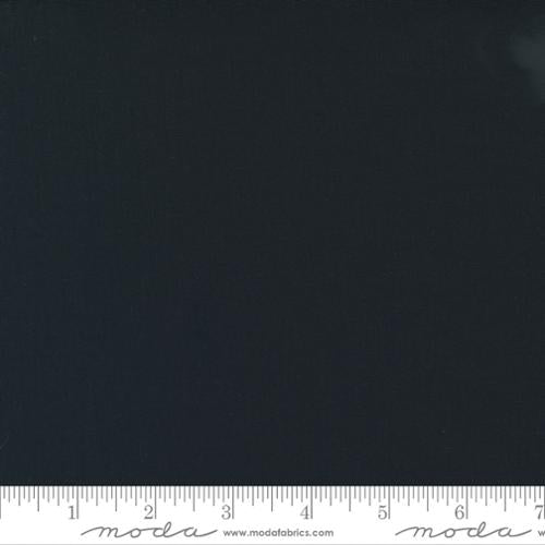 Moda Bella Solid in Super Black- 100% Cotton Quilting Fabric