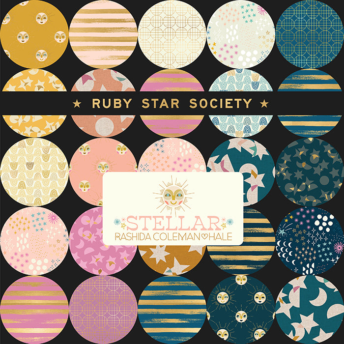 Stellar Sun Fabric Cut Ruby Star Society